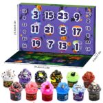 Funewest Slime Adventskalender 2026 – 24-Tage Halloween Countdown mit 12 einzigartigen Schleim-Sets – Bild 3