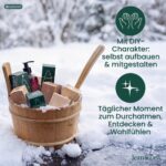 Jean & Len Adventskalender 2026 – 3D-Skilandschaft mit 24 Wellness-Produkten in Originalgrösse – Bild 6