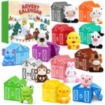 Tymokcall Adventskalender 2026 mit Fingerpuppen – Montessori Spielzeug für Kleinkinder 1–3 Jahre