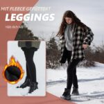SINOPHANT Thermo-Leggings Damen mit Fleece-Futter – Warme Winter-Leggings High Waist – Bild 4
