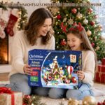 Viosmut Adventskalender 2026 mit 1950+ Klemmbausteine & LED-Licht – Weihnachtsdorf für Kinder ab 6 Jahren – Bild 2