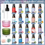 iZoeL Adventskalender 2026 – 20 Ätherische Öle mit Diffusorsteinen für Aromatherapie – Bild 3