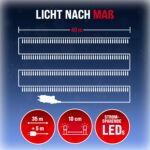 MONZANA Lichterkette 400 LED 40m – Spritzwassergeschützt für Innen & Aussen – Bild 2