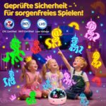 OneFire Einhorn Sternenhimmel Projektor – 3 Filme + 93 Effekte mit Fernbedienung für Mädchen ab 3 Jahren – Bild 7