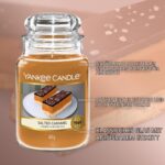 Yankee Candle Salted Caramel grosse Duftkerze – 150 Stunden Brenndauer – Bild 6