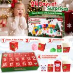 Adventskalender Bauernhof-Zug für Kinder 1-3 Jahre – 24 Überraschungen zum Zählen & Sortieren – Bild 3