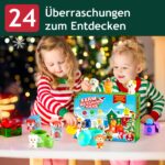 Adventskalender Bauernhof 2026 für Kleinkinder 1-3 Jahre – 24 Montessori Lernspielzeuge – Bild 2