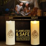 Harry Potter LED Kerze mit Zauberstab-Fernbedienung – Flammenlose Deko für Fans – Bild 3