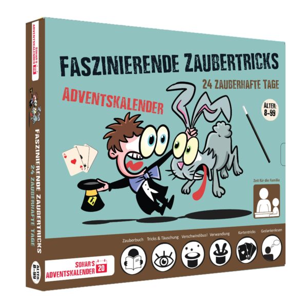 Adventskalender 2025 – 24 Zaubertricks für Kinder ab 8 Jahren mit Anleitung