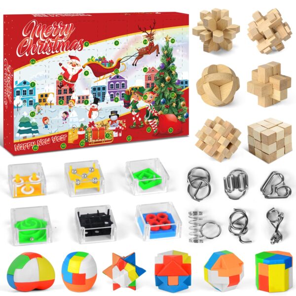 CHMMY Adventskalender 2026 – 24 Knobel-Rätsel aus Metall & Holz für die ganze Familie