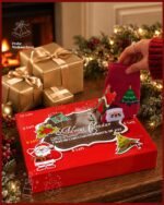 Sporzin Adventskalender 2026 – 12 Paar Weihnachtssocken aus 85% Baumwolle für Damen & Herren – Bild 3