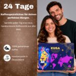 BOXILAND® Gemahlener Kaffee Adventskalender 2026 – 24 Fairtrade Sorten à 15g – Bild 2