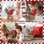 MYELLU Mini Weihnachtsbaum 28 cm – Künstlicher Christbaum für Tisch & Deko – Bild 6
