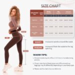 SINOPHANT Thermo-Leggings Damen mit Fleece-Futter – Warme Winter-Leggings High Waist – Bild 6