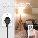 HBN 5er Funksteckdosen-Set mit 2 Fernbedienungen – 16A/3.680W Wireless Steuerung bis 30m – Bild 2