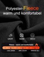 TACVASEN Herren Militär Fleecejacke – Wärmende Taktische Outdoor-Jacke mit Windschutz – Bild 3