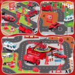 Edonkvi Adventskalender 2026 Feuerwehr – 24 Fahrzeuge & Zubehör für Kinder ab 3 Jahren – Bild 6