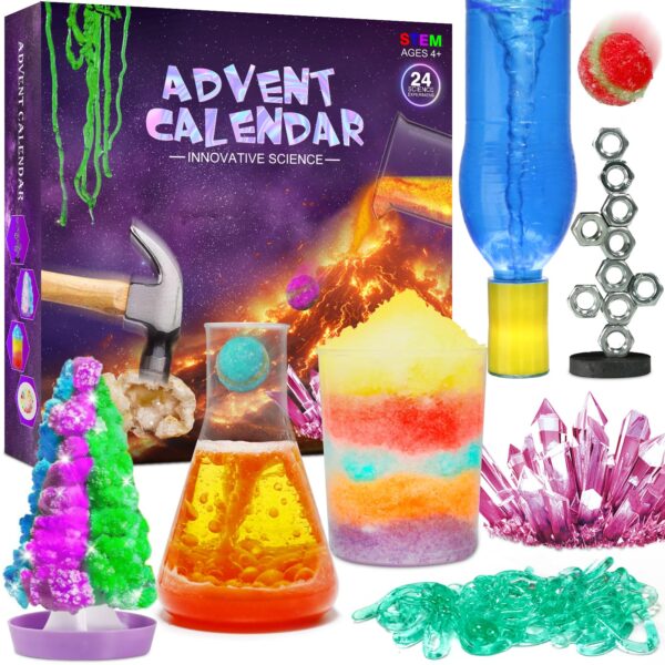 pozemu Experimente Adventskalender 2026 – 24 MINT-Experimente für Kinder