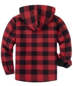 SwissWell Herren Flanelljacke mit Fleecefutter – Karierte Winterjacke mit Reisssverschluss – Bild 3