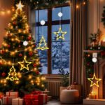Buudala LED Weihnachtsdeko Fenster 4er Set – Sterne & Bäume mit Timer & 3 Modi – Bild 7