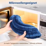 Comfytemp Gewichtetes Wärmekissen Nacken 1,1kg – Feuchtwärmetherapie mit Leinsamen – Bild 4