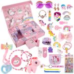 JadeLink Adventskalender Mädchen 2026 – Einhorn Weihnachts-Countdown mit 24 Überraschungen