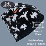 HECKBO 360° Reflektor Kinder Mütze & Loop Schal Set – Winterset mit Drachenmotiv für Schulkinder – Bild 5
