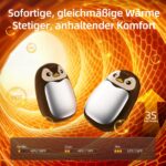 FANDLISS Handwärmer 2er-Set, 8000mAh mit 3 Wärmestufen – Wiederverwendbar für Winter & Outdoor – Bild 3