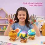 Klever Kits Mond-Lampen Malset – DIY Nachtlicht zum Selbstgestalten für Kinder ab 6 Jahren – Bild 6
