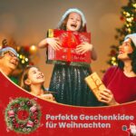 Avoalre Weihnachtskranz 40 cm mit 40 LEDs, 8 Modi & Timer – Batteriebetrieben – Bild 2