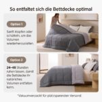 BEDSURE Winterdecke 135x200 cm mit 450 GSM – Wärmebettdecke für Allergiker, OEKO-TEX zertifiziert – Bild 7