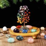 Echehi Edelstein Adventskalender 2026 mit 7-Chakra-Kristallbaum – 24 Natursteine für alle Altersgruppen – Bild 2