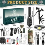iZoeL Adventskalender Survival Werkzeuge 2026 – 24 Premium Outdoor Tools für Männer – Bild 3