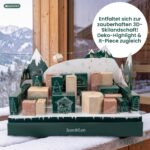 Jean & Len Adventskalender 2026 – 3D-Skilandschaft mit 24 Wellness-Produkten in Originalgrösse – Bild 3
