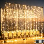 yowin Lichtervorhang 6m x 3m mit 600 LEDs – 8 Modi & Timer für Innen & Aussen