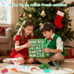 OKYUK Dinosaurier-Adventskalender 2026 mit 16 Figuren & 14 Spielzeugautos – Adventskalender für Kinder ab 3 Jahren – Bild 6