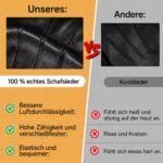 OZERO Lederhandschuhe Herren mit Touchscreen & Wollenfütterung – Premium Schafsleder für Winter – Bild 6