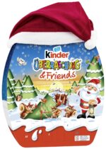 kinder Überraschung & Friends Adventskalender 2026 – 24 Überraschungen mit Weihnachtsmütze – Bild 4