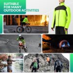 ROCKBROS Winter Fahrrad Jacke + Hose Set – Winddicht & Thermo Softshelljacke mit Reflektoren – Bild 7