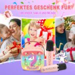 Dislocati Karaoke Maschine mit 2 Mikrofonen – Bluetooth Karaoke Set für Kinder 3-12 Jahre – Bild 7