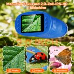 Ashfly Digitales Kindermikroskop 1080P HD – 200x Vergrösserung mit LED für Entdecker 4–12 Jahre – Bild 7