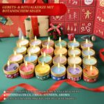 iZoeL Adventskalender Kerzen 2026 – 24 Duftkerzen aus Sojawachs für Frauen – Bild 4