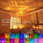LED Nachttischlampe Sternenhimmel mit Wasserwellen-Projektor – Dimmbar & Timer für Schlafzimmer – Bild 2
