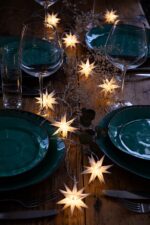 Novaliv 2er LED Dekosterne 8cm Weiss – Weihnachtssterne mit 6h Timer & Batteriefach – Bild 4