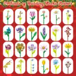 QUOIBLO Blumen-Adventskalender 2026 – 24 Bausätze mit ABS-Bausteinen für Erwachsene & Kinder – Bild 4