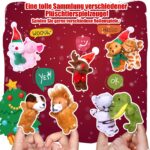LIHAO Adventskalender 2026 mit 24 Tier-Fingerpuppen – Weihnachtskalender für Kinder – Bild 5
