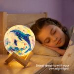 Klever Kits Mond-Lampen Malset – DIY Nachtlicht zum Selbstgestalten für Kinder ab 6 Jahren – Bild 5