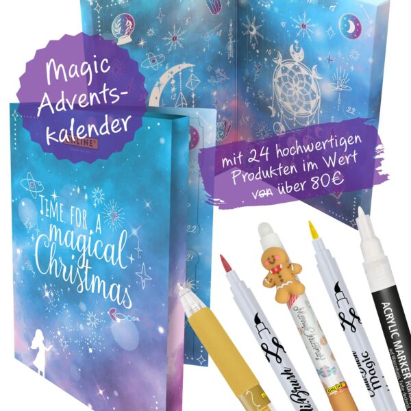 ONLINE Magic Adventskalender 2026 – 24 Kreativ-Stifte für Handlettering & Kalligraphie