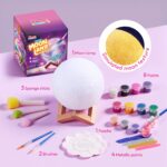 Klever Kits Mond-Lampen Malset – DIY Nachtlicht zum Selbstgestalten für Kinder ab 6 Jahren – Bild 2