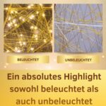 LED Weihnachtsstern Gold 160 LEDs mit Fernbedienung & Timer – dimmbar für Innen & Außen – Bild 6